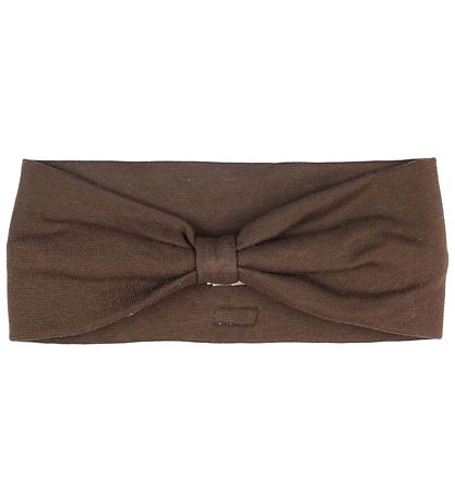 Racing Kids Headband - Brown w. Bow