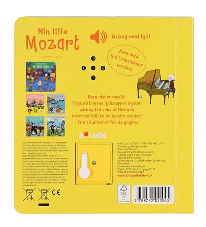 Forlaget Bolden Musical Book - My Little Mozart - Danish