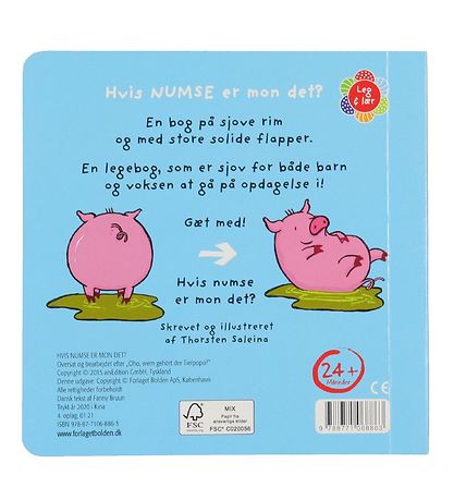 Forlaget Bolden Activity Book - Whose Butt Is It? - Danish