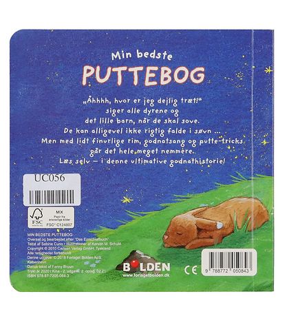 Forlaget Bolden Book - My Best Cuddling Book - Danish