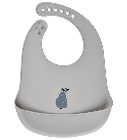 CeLaVi Bib - 2-pack - Silicone - Blue Granite w. Pear