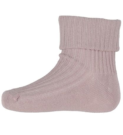 Minymo Socks- 3-pack - Rib - Rose Smoke