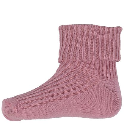 Minymo Socks- 3-pack - Rib - Rose Smoke