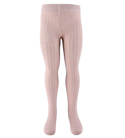 Minymo Collants - 2 Pack - Solid Rib - Rose Smoke