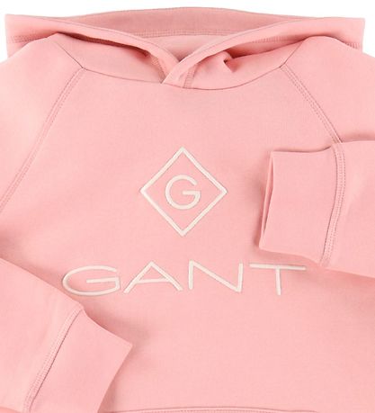 GANT Hoodie - Lock-Up - Quartz Pink