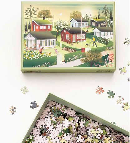 Vissevasse Jigsaw Puzzle - 1000 Bricks - Small Houses