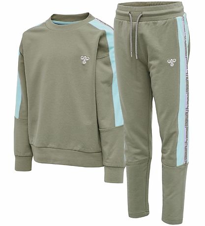 Hummel Sweatset - hmlElla - Mattgrün