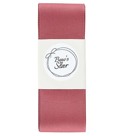 By Stær Baptism Ribbon w. Bow - Dusty Berry