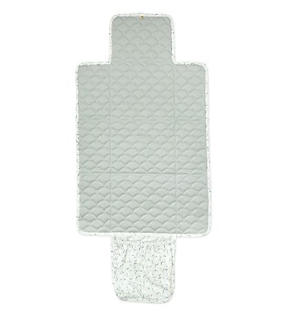 Cam Cam Changing Mat - Quilted - Green Leaves
