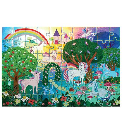 Crocodile Creek Jigsaw Puzzle - 60 Bricks - Sparkling Unicorn