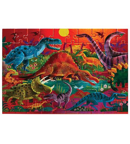 Crocodile Creek Jigsaw Puzzle - 60 Bricks - Dazzling Dinosaurs