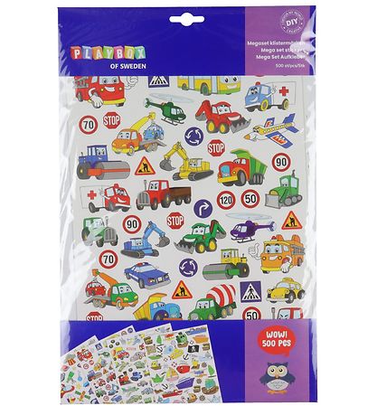 Playbox Stickers - 500 pcs. - Vehicles/Boats/Animals/And More