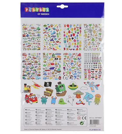 Playbox Stickers - 500 pcs. - Vehicles/Boats/Animals/And More