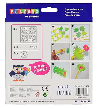 Set de Création Playbox - Fleurs en papier