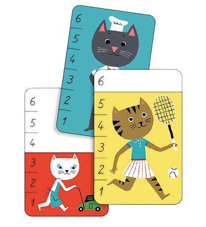 Djeco Card Game - Bata-Miaou