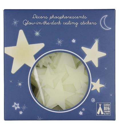 Djeco Wallsticker - 65 pcs - Luminous Stars