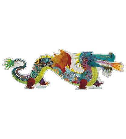 Djeco Giant Puzzle - 58 Pieces - 138 cm - Leon The Dragon