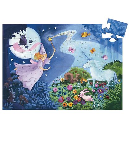 Djeco Puzzle - 36 Pieces - The Fairy and The Unicorn