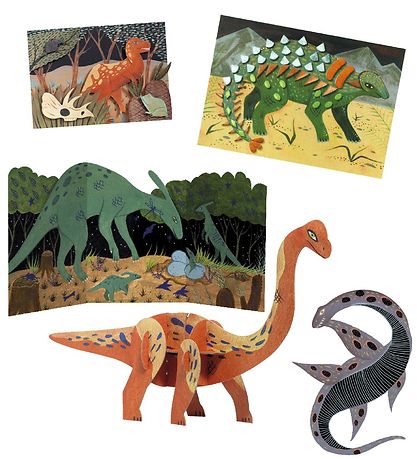 Djeco Skapandi Þroskakassi - Dino