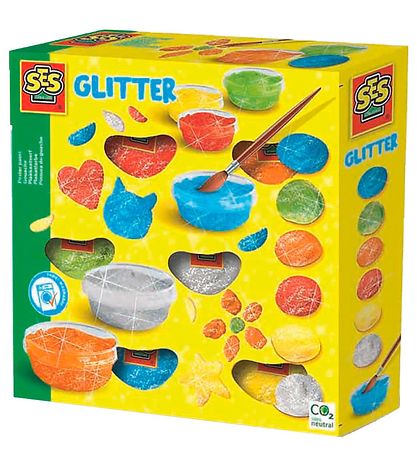 SES Creative Julisteen värit - 6x45 ml - Kimalle