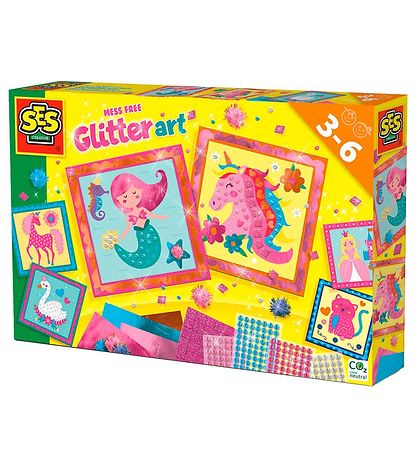 SES Creative - Listaverk með Glitter