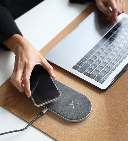 SACKit Charger - CHARGEit Dual Dock - Wireless - Grey