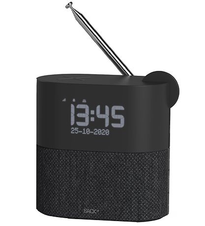 SACKit Clockradio - DAB+/FM - WAKEit - Wireless - Black