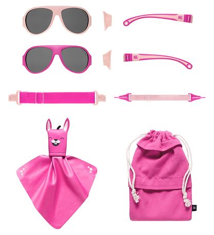 Mokki Sunglasses - Click & Change - 10 parts - Rose