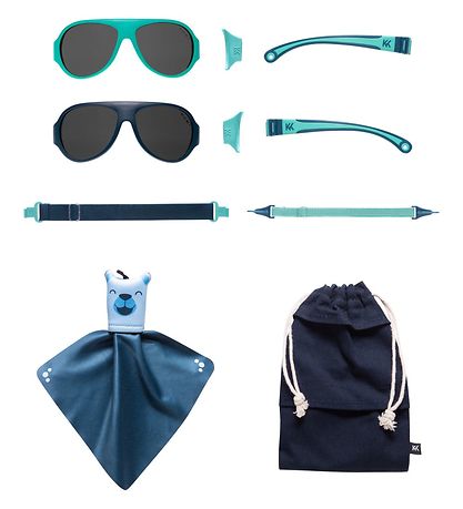 Mokki Sunglasses - Click & Change - 10 parts - Turquoise