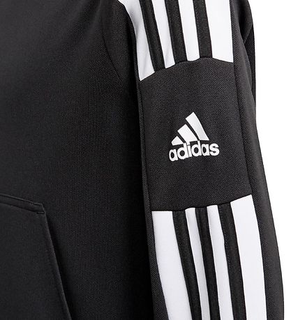 adidas Performance Kapuzenpullover - SQ21 - Schwarz/Weiß