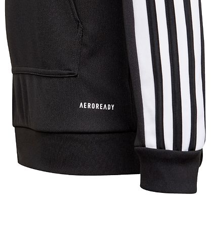 adidas Performance Kapuzenpullover - SQ21 - Schwarz/Weiß