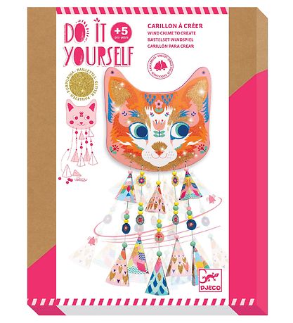Djeco Wind Chime - DIY - Kitty