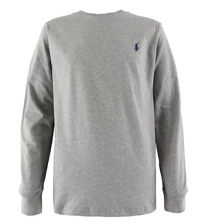 Polo Ralph Lauren Bluse - Core Replen - Graumeliert meliert