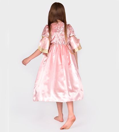 Den Goda Fen Búningur - Prinsessa - Bleikt/Gull