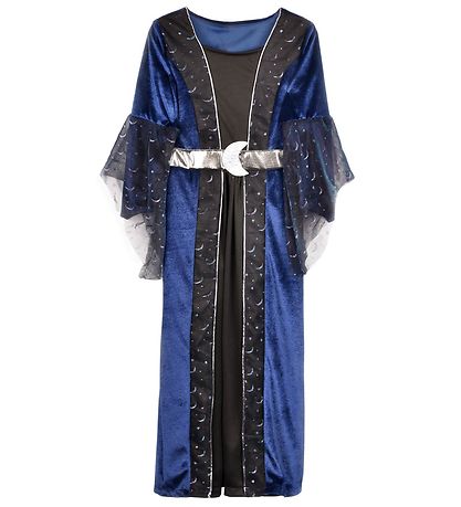 Den Goda Fen Kostüm - Heks m. Hexenhat - Navy/Schwarz