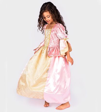 Den Goda Fen Búningur - Prinsessa - Bleikt/Gull