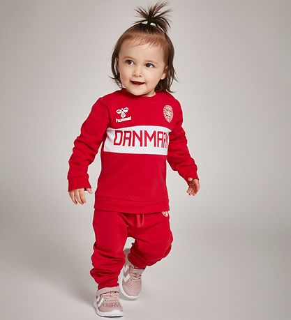 Hummel Sweatset - DBU - hmlGejst - Red w. Logo