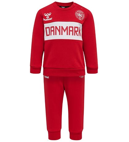 Hummel Sweatset - DBU - hmlGejst - Red w. Logo
