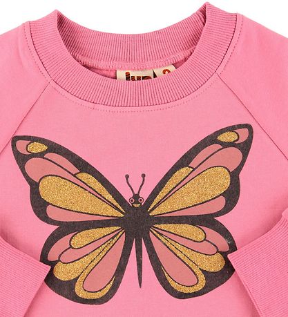 DYR Sweatshirt - Bellow - Old Rose w. Butterfly