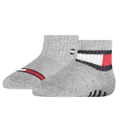 Tommy Hilfiger Baby Socks - 2-pack - Grey