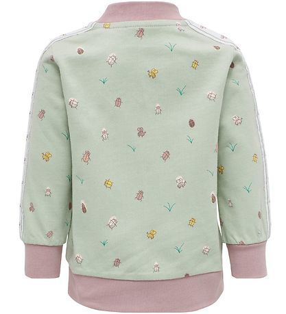 Hummel Cardigan - hmlEmma - Mattgrün m. Insekten