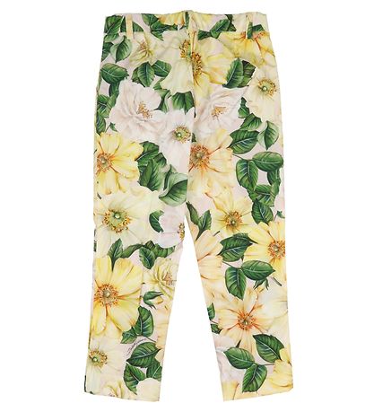 Dolce & Gabbana Byxor - Gul m. Blommor