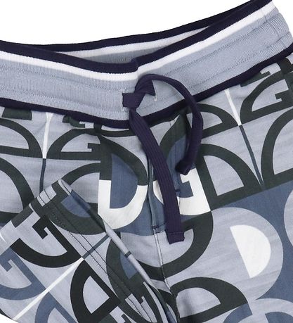 Dolce & Gabbana Collegeshortsit - Harmaa/Sininen, Logot