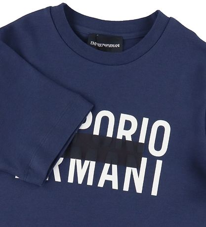 Emporio Armani T-shirt - Navy w. Print