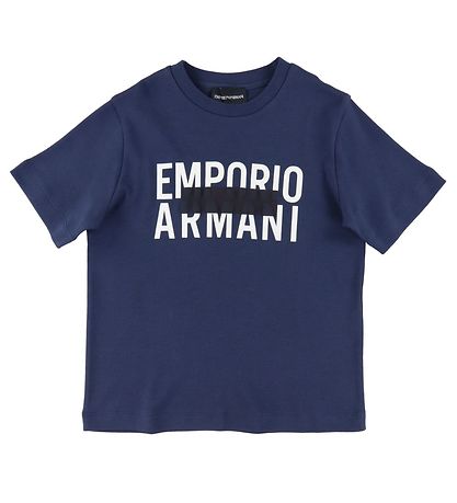 Emporio Armani T-shirt - Navy w. Print