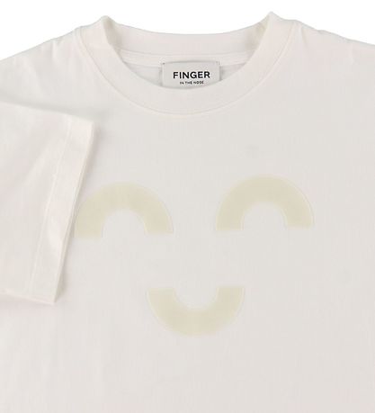 Finger In The Nose T-shirt - King - Off White Macaroni w. Face