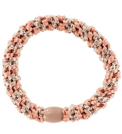 Kknekki Hair Tie - Pink/Gold Glitter