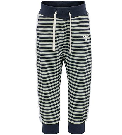 Hummel Sweatpants - hmlVillum - Navy/Pistachio