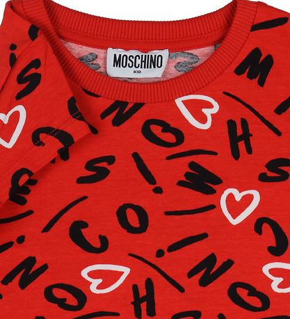 Moschino T-shirt - Red w. Print