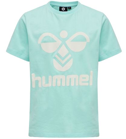 Hummel Stuttermabolur - HMLTrees - Ljósblátt
